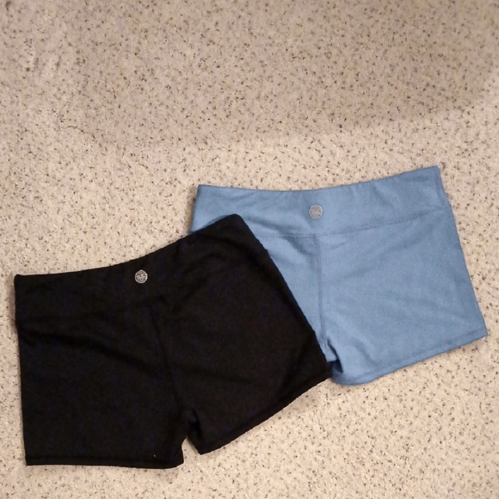 IAB Women's Athletic Shorts - Black and Blue - Picture 3 of 3